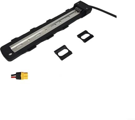 Marchfunny 4Pin/5Pin E-Bike Battery Mount Bracket, Battery Holder, E-Bike Connector, for Hailong 1, for Hailong G56, G70, Secure Mounting for E-Bike Batteries(1-2 5pin for Anderson)