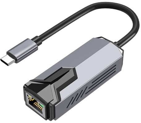 Uxsjakjsd USB to 5Gbps Ethernet Adapter with Gigabit RJ45 Network Card RTL8175 for NAS Win11 PC Gaming Compatibility B