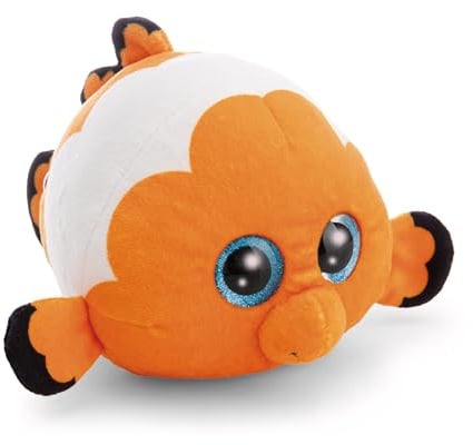 Kuscheltier GLUBSCHIS Clownfisch Nanette 15cm - orange - Stofftier aus weichem Plüsch, niedliches Plüschtier zum Kuscheln und Spielen, für Kinder & Erwachsene, tolle Geschenkidee | 63053
