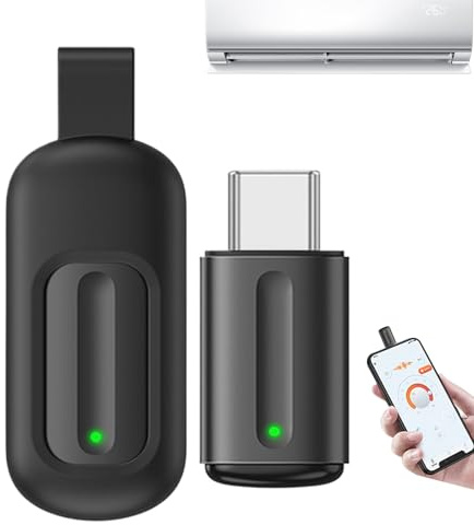 Mini-Fernbedienung, IR-Fernbedienung, Adapter für Smartphone, Infrarot-Transmitter, Universal, kompatibel mit iOS, elegantes Design, praktische Steuerung, schnelles Pairing