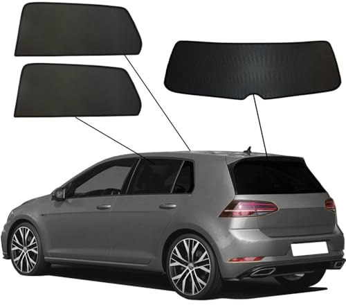 SunClip Sicht- & Sonnenschutz passgenau | kompatibel mit Volkswagen Golf VII HB 5-türer 2012-2019