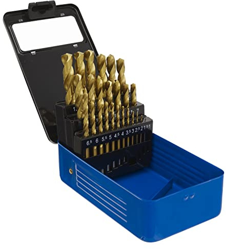 Sealey AK4725 25pc Fully Ground HSS Drill Bit Set - Metric