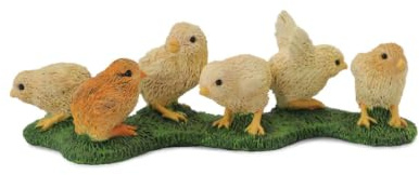 CollectA Chicks, Bird Figure Set | Realistic Collectable Bird Figure Set for Imaginative Play, Gift for Kids Age 3+