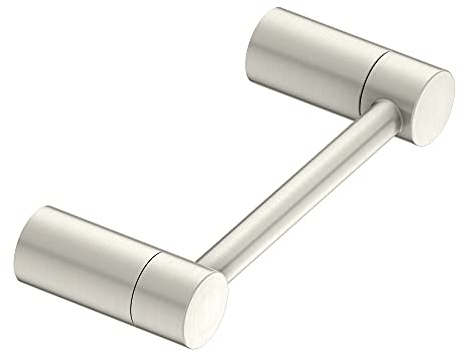 Moen Align YB0408BN Porte-Rouleau de Papier Toilette pivotant en Nickel brossé pour Fixation Murale Moderne