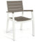 Keter Sedia Harmony con Braccioli, Graffite/Bianco, 59X80X66