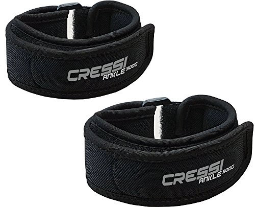 Cressi TA200001 Cheville Poids Mixte Adulte, Noir, Taille Unique