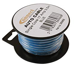 Connect 36966 Mini Reel Automotive Cable 17A Blue 3.5m