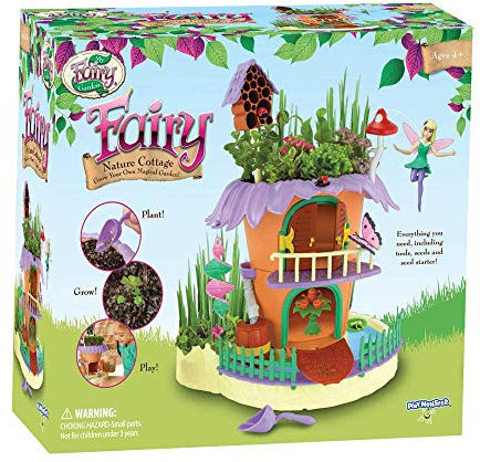 PlayMonster My Fairy Garden – Spielzeugfigur und Pflanzset – Naturhaus – Züchten Sie Ihren eigenen magischen Garten mit Fairy Isla – ab 4 Jahren