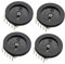 ALONGB Potentiometer mit Scrollrad für Lautstärkeregler Audio Stereo 1 K Ohm 16 x 2 mm (4 Stück)