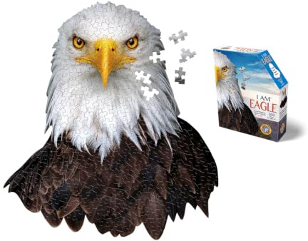 MADD CAPP Puzzle Vogel 46 x 51 cm Karton weiß/braun 300-teilig