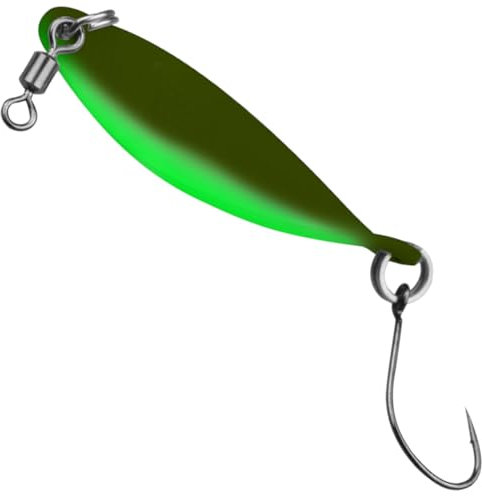 FTM Trout Spoon Forellenblinker WOB 3,2g Olive Neon Grün Neon Orange 5201007 Spoons Ultra Light Forellenangeln UL