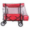 YXBDD Handcart Rain Cover- Bollerwagen Zubehr- Universal Suitable for Hand Carts with Roof Made of PEVA Environmentally Friendly Recyclable PVC,Fr Kinder Outdoor Garden Camping Shopping