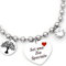 dalcuore Bracciale Zia Nipote, Ipoallergenico Idee Regalo Zia Compleanno Braccialetto con Frasi Speciali Famiglia Albero della vita con Originale Confezione da regalare X una Zia Speciale