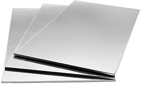 The Mesh Company Metal Sheet Plate: Aluminium, Mild Steel, 304 Stainless & Alu Checker Sheet Metal | 0.5mm to 3mm Thickness (0.5mm Aluminium 500 x 1000mm)