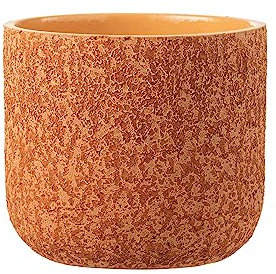 J-Line Cachepot Rugueux Ceramique Terracotta X-Large