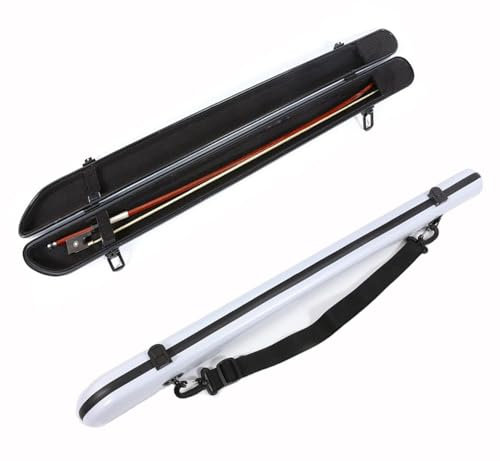 Vetimobato Hartschalenkoffer für 2–6 Violine/Viola/Cello mit verstellbarem Schultergurt, Weiß