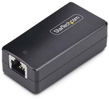 StarTech 1-Port Gigabit Netzwerkisolator, IP40 (1G-Network-Isolator) | RJ45 Ethernet Isolator Koppler, 4kV Galvanische Trennung, LAN Isolator, DIN-Schiene