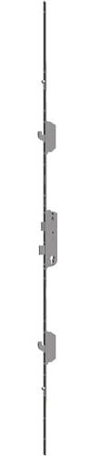 Crémone multipoints EUROPA SH/R axe 55mm entraxe 92mm têtière 16mm carré 8mm longueur 2285mm cote D 1050mm - FERCO - 6-32602-07-0-1