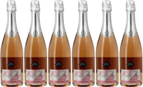 Domaine la Guillaumerie Cuvée Rosé demi-sec Crémant de Loire AOP Halbtrocken (6 x 0.75 l)