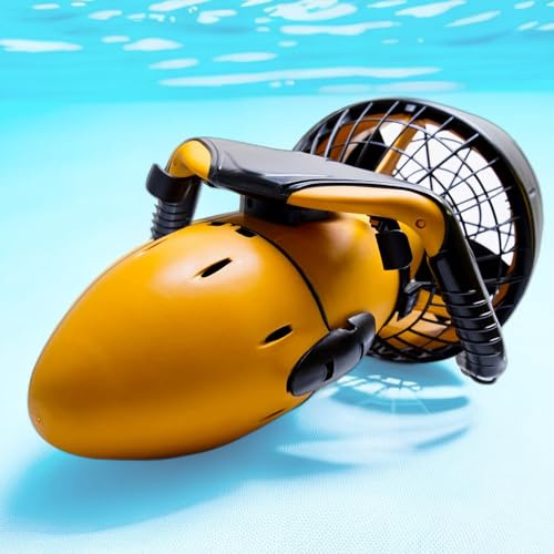 Lakenbroade Vehículo Submarino de propulsión de Buceo Sea Scooter, Seascooter Submarino de 300 W/500 W, un Potente Refuerzo de Buceo y natación para Aventuras acuáticas inolvidables,300W