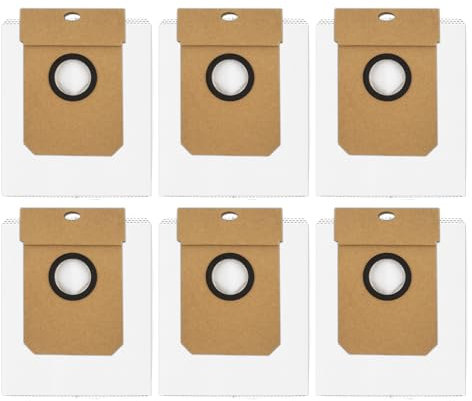 (6 Piezas) Bolsas de Repuesto para Aspiradora Compatibles con Conga 11090, Bolsas de Filtro para Aspiradora Robótica, Bolsas de Polvo para Aspiradora