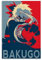 Anime Characters My Hero Academia Bakugou Poster Dekorative Malerei Leinwand Wandkunst Wohnzimmer Poster Schlafzimmer Malerei,Wandkunst Bilddruck Moderne Familienzimmer Dekor 12x18inch(30x45cm)