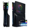 FormlessEmpire Placa frontal para PS5 placas laterales PlayStation 5 Slim Disc Edition, accesorio de repuesto para consola, placa negra, antiarañazos, protector de piel (negro con LED edición de disco