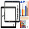 Écran Tactile Numériseur pour iPad 9.7 2017 5ème Génération A1822 A1823 - pour iPad5 Écran Tactile Remplacement Verre avec Home Button Noir (Pas LCD)