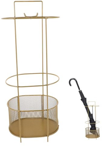 Cabilock Regenschirm-eimerhalter Freistehender Regenschirmständer Aus Metall Runde Aufbewahrung Für Den Innenbereich Verhinderung Von Verschütten