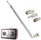 Antenne Radio, Antenne Mâle Télescopique, Antenne Télescopique, Antenne Radio Antenne Chaine, avec Prise F vers Prise, F Femelle vers TV Mâle, F Femelle vers TV Femelle, 4 PCS