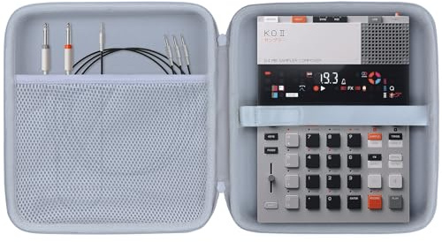 Lebakort Aufbewahrungskoffer kompatibel mit Teenage Engineering EP-133 K.O. II Sampler Drum Machine Sequencer