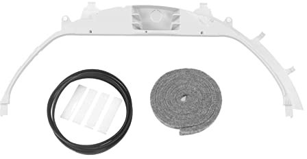 DryerBearingSlideKit WE3M26 pour la Plupart des Sèche-linge GE à Chargement par le Haut, Facile à Installer, Excellent Matériau PC, 5 Accessoires Complets, Glissières de