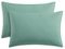 RUIKASI Green Pillow Cases 2 Pack - Sage Green Plain Pillowcases with Envelope Closure Breathable Premium Brushed Microfiber Set of 2 Pillow Covers Standard 50x75 cm
