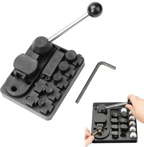 Metal Wire Bending Jig Set with Adjustable Dies, Ring Bender Tool For Spoon Rings Heavy Duty, Ring Bending Tool, Tools for DIY Rings, Tools to Help You Craft One-of-a-Kind Gifts (A-Basic Version)