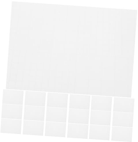 Angoily 50 Blatt Schutz folie für Fotos Fotoklebefolie Laminierfilm selbstklebende Laminierfolie bedruckbare Fotolaminierfolie Aufkleberfolie Kunststofffolie Transparent