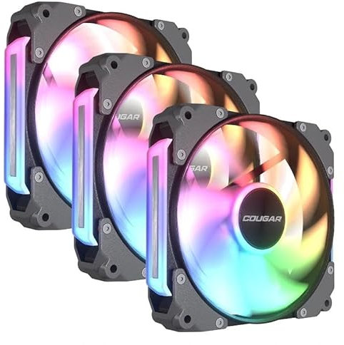 Brightium Ventiladores modulares de 120 mm, con iluminación ARGB, 3 unidades, ideales para enfriamiento y personalización de PC.