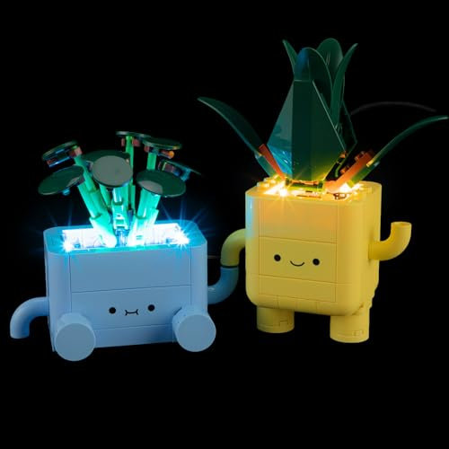 MENZAVA Luz Compatible con Lego Plantas Felices Botanical Collection 10349 - Kit de iluminación LED para el Modelo de Bloques de construcción (Modelos NO Incluido)