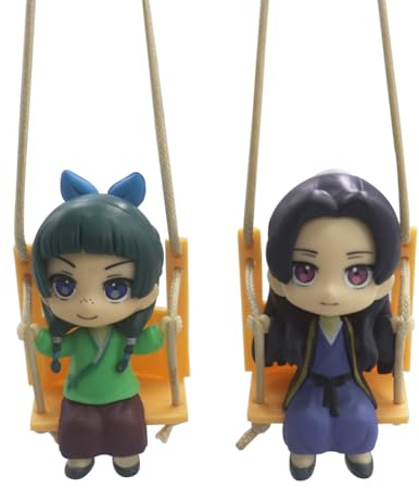Qixiaan Maomao Figur Statue Anime Jinshi Figur 7 cm Mini Figur Cartoon Niedliches Modell Swing Anhänger Stil Desktop Ornamente Weihnachten für Fans