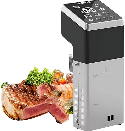 Kommersiell Sous Vide-Kokare, 1600w Kraftfull Sous Vide-Maskin med Immersionscirkulator, Kokare med Exakt Temperatur Och Timer, Snabb UppväRmning, för Restaurangkockar Och NyböRjare