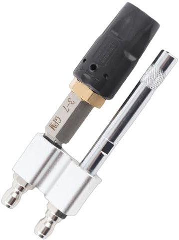 M5 Twist Nozzle pressure washing accessories Adjustable Long Range Shooter Tip soft wash nozzle with 1/4 Quick Connect, 3-7 GPM Soap Nozzle Soap Washing, for 1000 PSI to 4050 PSI Pressure Washers nan