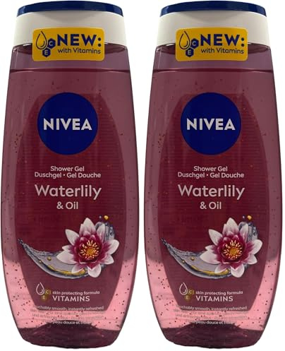 Nivea Water Lily/oïl Gel de ducha, 250 ml (Paquete de 2)