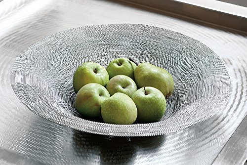 Fink 156026 NIVA - Schale - Dekoschale - rund - vernickelt - Ø 54cm