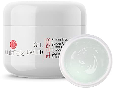 Gel Builder UV Clear 50 ml - Pour ongles en gel/UV/LED Construction Transparente - Outlet Nails