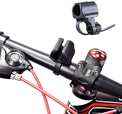 WUBEN Soporte de Linterna para Bicicleta, Ajustable, rápido de Instalar para diámetro 10-40mm linternas