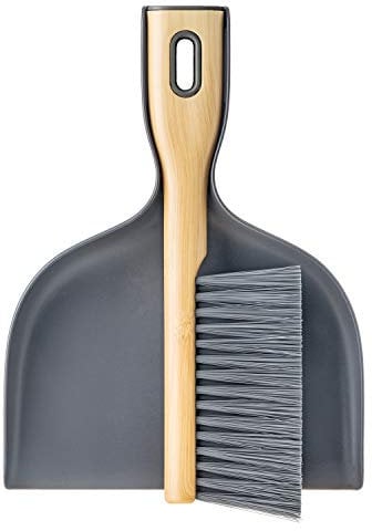 VIGAR 8859 Dustpan and Brush, White, Single
