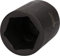 KS Tools 460.0040 3/4' Achsmuttern-Schlüssel, 6-kant, lang, 41mm