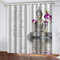 GDYRBY 2 Stücke Gardinen Mit Ösen 200X160cm(HxB) - 3D Druck Buddha-Statue Muster Verdunkelungsvorhang Blickdichte Vorhänge Fensterdekoration Vorhang Für Schlafzimmer Wohnzimmer