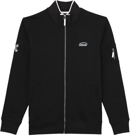 OXBOW P0SALTCOATS Sweat Full Zip Essentiel Noir