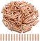 Rierdge 120 Stück 5/6 x 1 3/16 Zoll Holzdübelstifte, M8 Hartholz, gerade Dübelstangen, aus Buchenholz