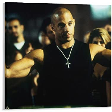 Vin Diesel Poster The Fast And The Furious Stars Wandkunst Poster Drucke Heimdekoration Bild Leinwand Pa
